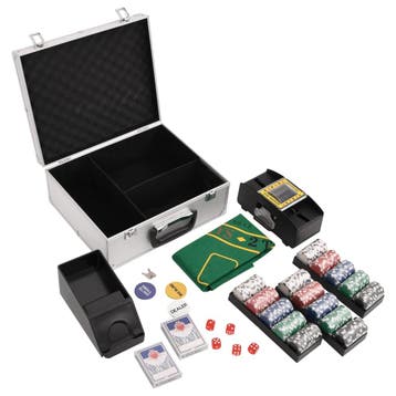 vidaXL 300-delige Pokerset 11,5 g, Hobby en Vrije tijd, Verzenden, Nieuw