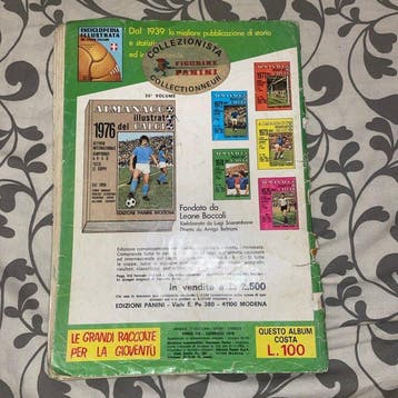 1975/76 Panini Calciatori Original edition Sticker album -, Collections