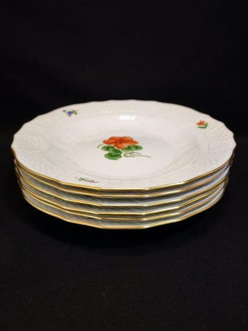 Herend - Bord (6) - Ø 21,0 cm 6er Set, Antiquités & Art
