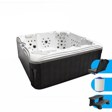 Spa Novi | 5 persoons | Jacuzzi | 230 x 230 x 92 cm, Tuin en Terras, Ophalen, Nieuw, Vast