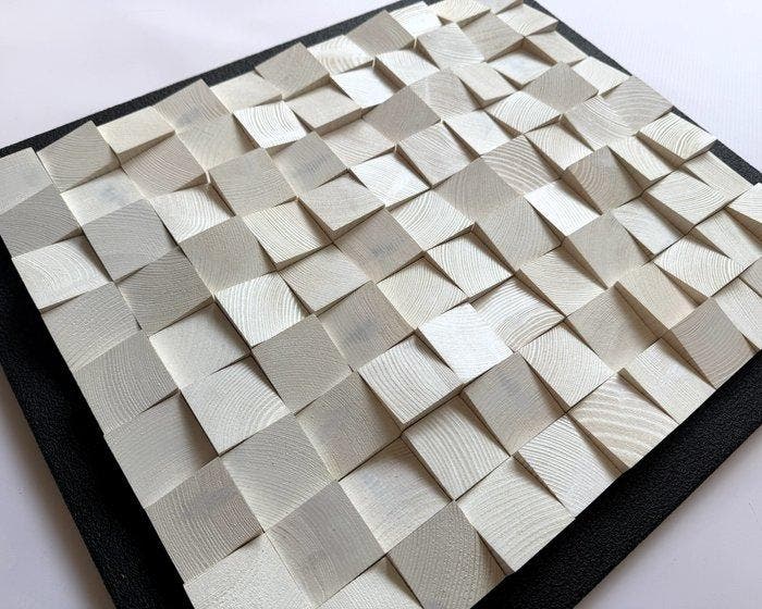 Modern Mozaïek - WoodbyLukas Lukasz Kacprzuk - 2020+ -, Antiek en Kunst, Kunst | Designobjecten