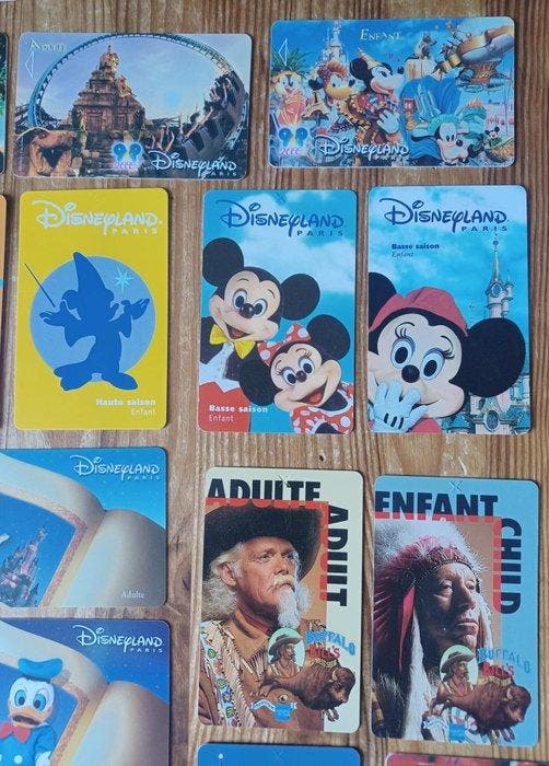 Passeports Euro DisneyLand et DisneyLand (anciens billets, Verzamelen, Disney