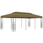 vidaXL Prieel 180 g/m² 6x3x2,7 m taupe, Verzenden