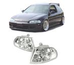 CLIGNOTANTS AVANT HONDA CIVIC 91-95 FOND CHROMÉ, Auto-onderdelen, Verlichting, Verzenden, Nieuw