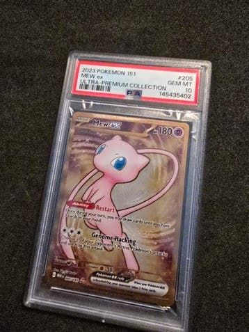 Pokémon - 1 Graded card - Mew 205/195 Foil, Illustration