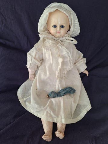 Unknown Manufacturer - Poupée - Wax Over Composition