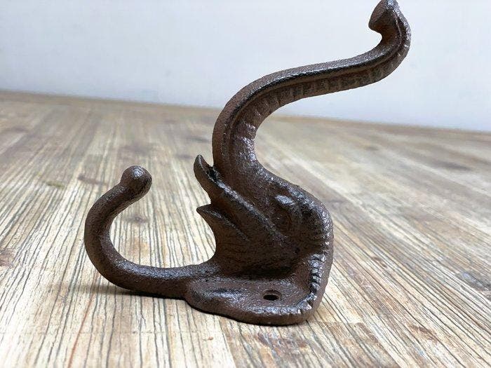 Olifanten haken - Ensemble de patères (6) - Fonte, Antiquités & Art, Art | Objets design