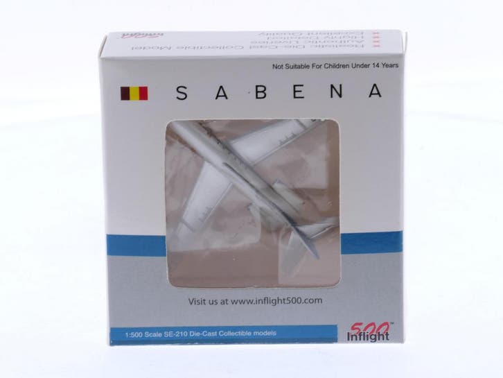 Schaal 1:500 Inflight500 IF5210001 SE-210 Caravelle Saben..., Hobby en Vrije tijd, Modelbouw | Vliegtuigen en Helikopters, Zo goed als nieuw