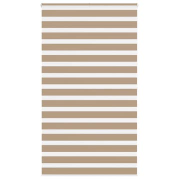 vidaXL Zebra Blind 135x200 cm stofbreedte 130,9 cm polyester, Verzenden