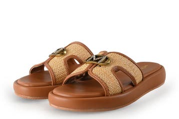 Mexx Muiltjes in maat 40 Beige, Mexx, Verzenden, Beige, Zo goed als nieuw