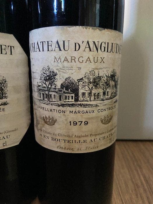 1979 Chateau d’Angludet - Margaux Cru Bourgeois - 3 Flessen, Verzamelen, Wijnen
