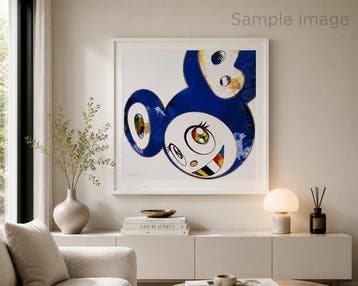 Takashi Murakami (1962) - And Then X 6 (Blue: The Polke