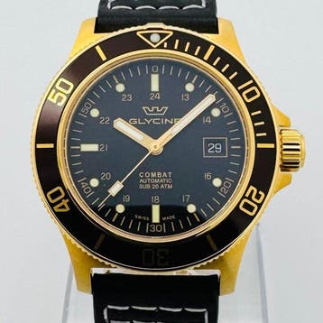 Glycine - Combat Sub Automatic - Zonder minimumprijs - Heren, Bijoux, Sacs & Beauté, Montres | Hommes