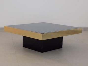 Giovanni Ausenda - Salontafel - Glas, Hout, Aluminium