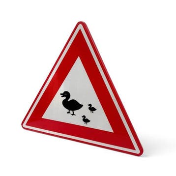 Verkeersbord Overstekende eenden - Verkeersbord - Metaal
