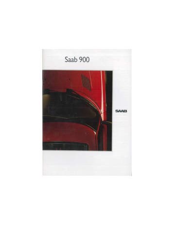 1990 SAAB 900 BROCHURE NEDERLANDS, Ophalen of Verzenden, Nieuw