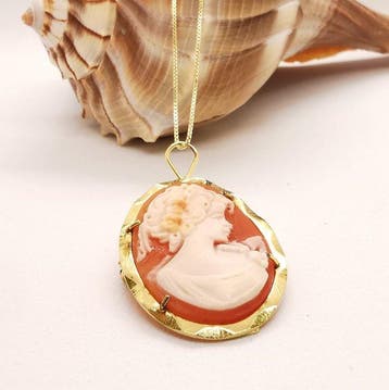 Argento 925 - Cameo - Handgegraveerde camee