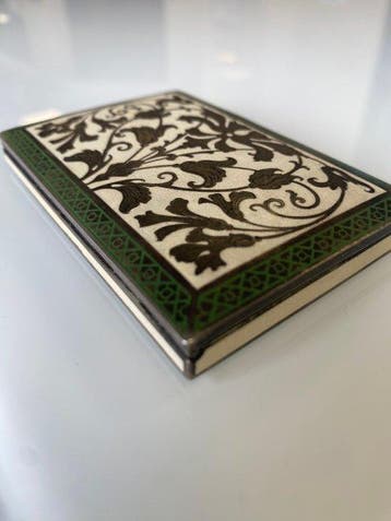 Sigarettendoos - .826 zilver - Russische sigarettenhouder, Antiek en Kunst