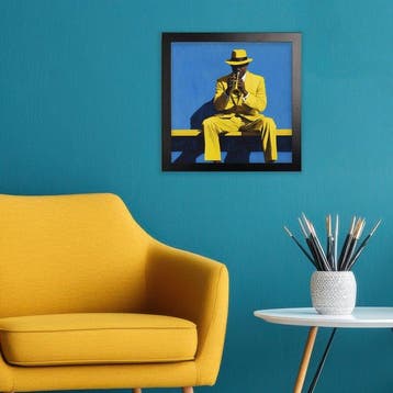 Le Yack - Jazz harmonie en jaune et bleu