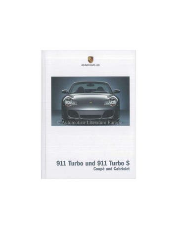 2005 PORSCHE 911 TURBO HARDCOVER BROCHURE DUITS