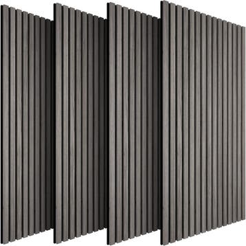 tectake Akoestische panelen Sonic Wall II houtlook - lichtgr, Verzenden