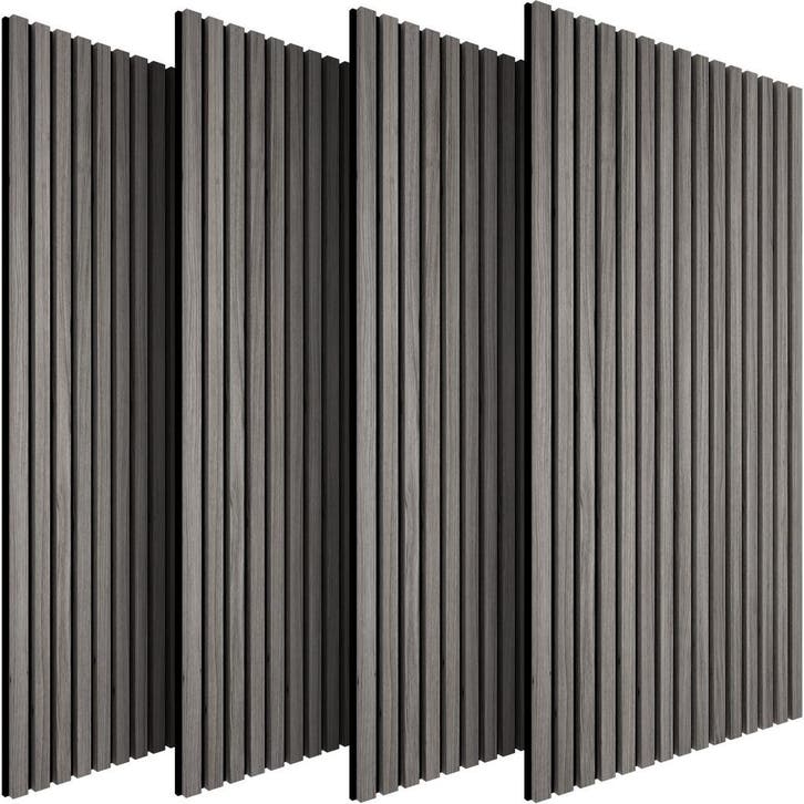 tectake Akoestische panelen Sonic Wall II houtlook - lichtgr, Maison & Meubles, Bureaux, Envoi