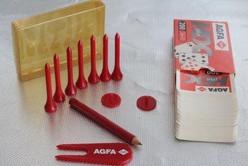 Agfa Diverse reclame items. Analoge camera, Nieuw
