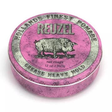 Reuzel Grease Heavy Hold (Roze) (Pomade), Verzenden, Kam of Borstel