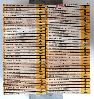 Marabout - Bob Morane / Nick Jordan - EO/Ré - 58 boeken -
