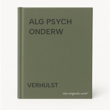 ALG PSYCH ONDERW 9789001903305 VERHULST, Verzenden, VERHULST