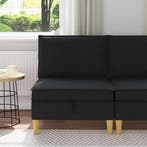 vidaXL Sofa met opslag Stof, Huis en Inrichting, Zetels | Zetels, Verzenden, Nieuw