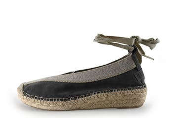 Shabbies Amsterdam Espadrilles in maat 39 Grijs, Espadrilles, Shabbies Amsterdam, Verzenden, Zo goed als nieuw