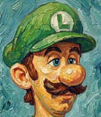 Kleury.art - Luigi Van Gogh by Kleury.art (1/5), Nieuw