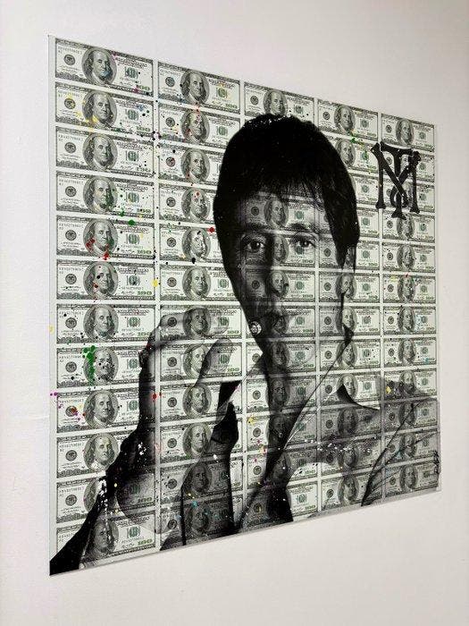 RAZE - T. MONTANA $$$ Board, Antiek en Kunst, Kunst | Schilderijen | Modern