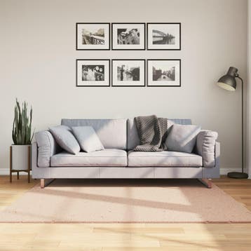 vidaXL Vloerkleed HUARTE laagpolig zacht wasbaar 160x160 cm, Verzenden