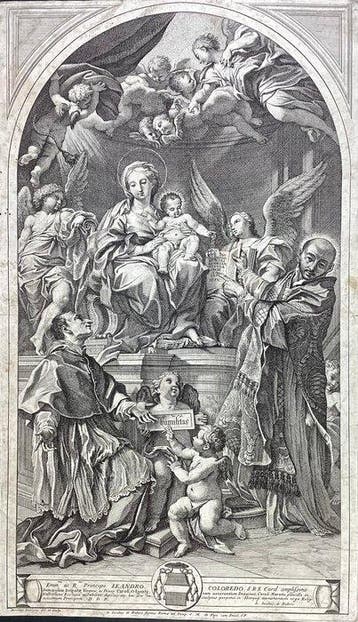 Nicolas Dorigny (1658-1746), da Carlo Maratta - Vergine con