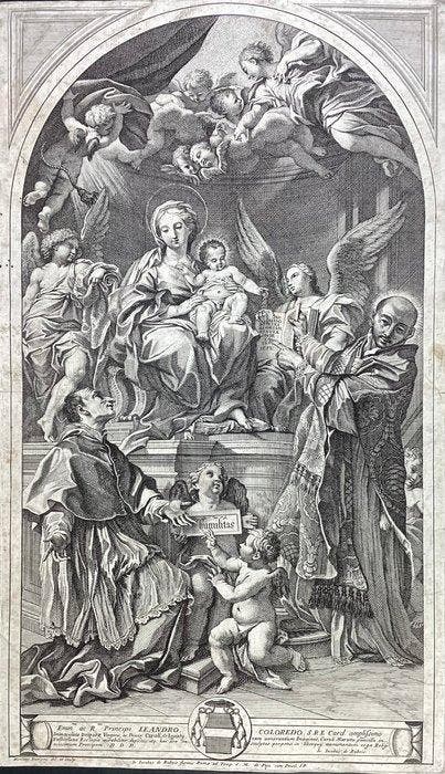 Nicolas Dorigny (1658-1746), da Carlo Maratta - Vergine con, Antiek en Kunst, Antiek | Overige Antiek
