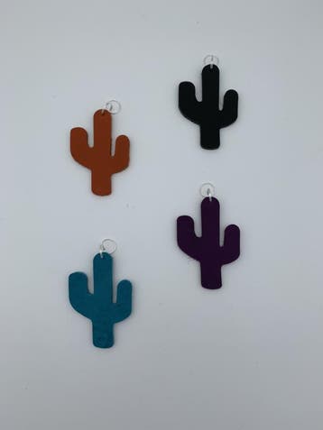 Cactus sleutelhanger in 19 verschillende kleuren, Ophalen of Verzenden, Nieuw