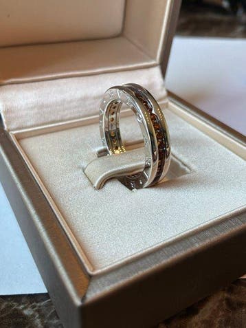 Bvlgari - Bague - B.zero 1 - 18 carats Or blanc Citrine -, Nieuw