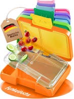 2dekans | Funkelfuchs® - Lunchbox kinderen met vakjes -, Maison & Meubles, Cuisine| Tupperware, Ophalen of Verzenden