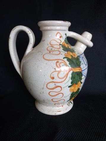 Deruta - Vaas - Majolica - farmaceutisch flesje, Antiek en Kunst