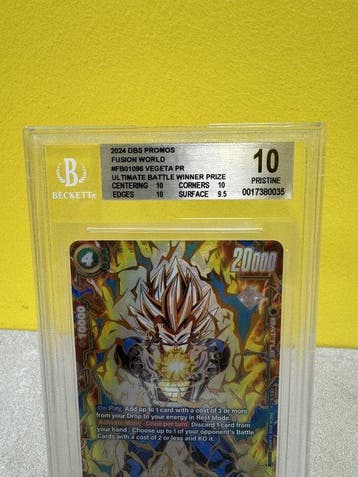 Bandai - 1 Graded card - Dragon Ball - BGS 10 Pristine –, Nieuw