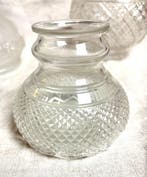 Lamp (4) - Glas - vintage lampen met glazen lampenkappen, Antiek en Kunst