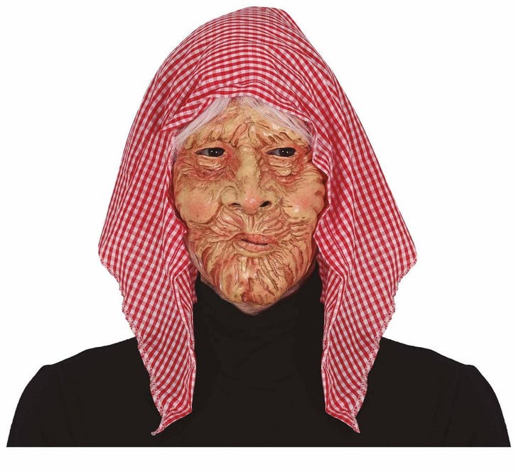 Masker Oude Vrouw, Hobby en Vrije tijd, Feestartikelen, Nieuw, Verzenden