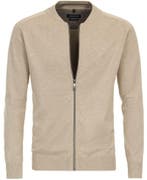 CASAMODA Vest Zip Beige maat Maat 52/54 (L) Heren, Maat 52/54 (L), CASAMODA, Verzenden, Beige