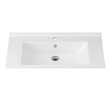 Wastafel BWS Hayat 80cm tbv 33768-127903 Glans Wit, Doe-het-zelf en Bouw, Sanitair, Ophalen of Verzenden, Nieuw, Overige typen