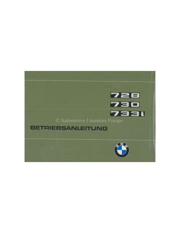 1977 BMW 7 SERIE INSTRUCTIEBOEKJE DUITS, Ophalen of Verzenden