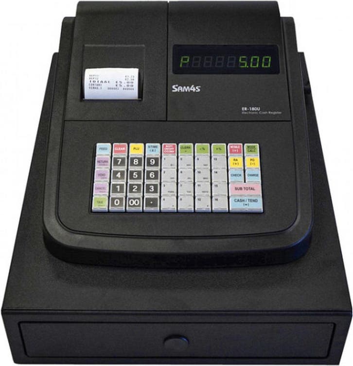 SAM4S ER-180U small zwart, Zakelijke goederen, Kantoor en Winkelinrichting | Kantoormeubilair en Inrichting, Verzenden