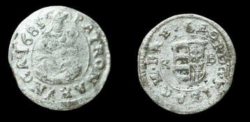 Europa, Hongarije. 1681 and 1752 KB Hungarian Silver 1 Denár