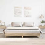 vidaXL Bedframe zonder matras hout sonoma eikenkleurig, Verzenden, Nieuw